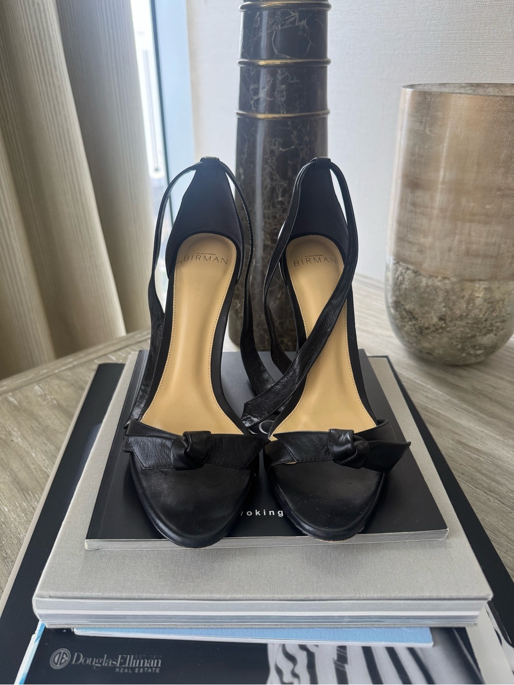 Alexandre Birman Clarita 100 Sandals Black